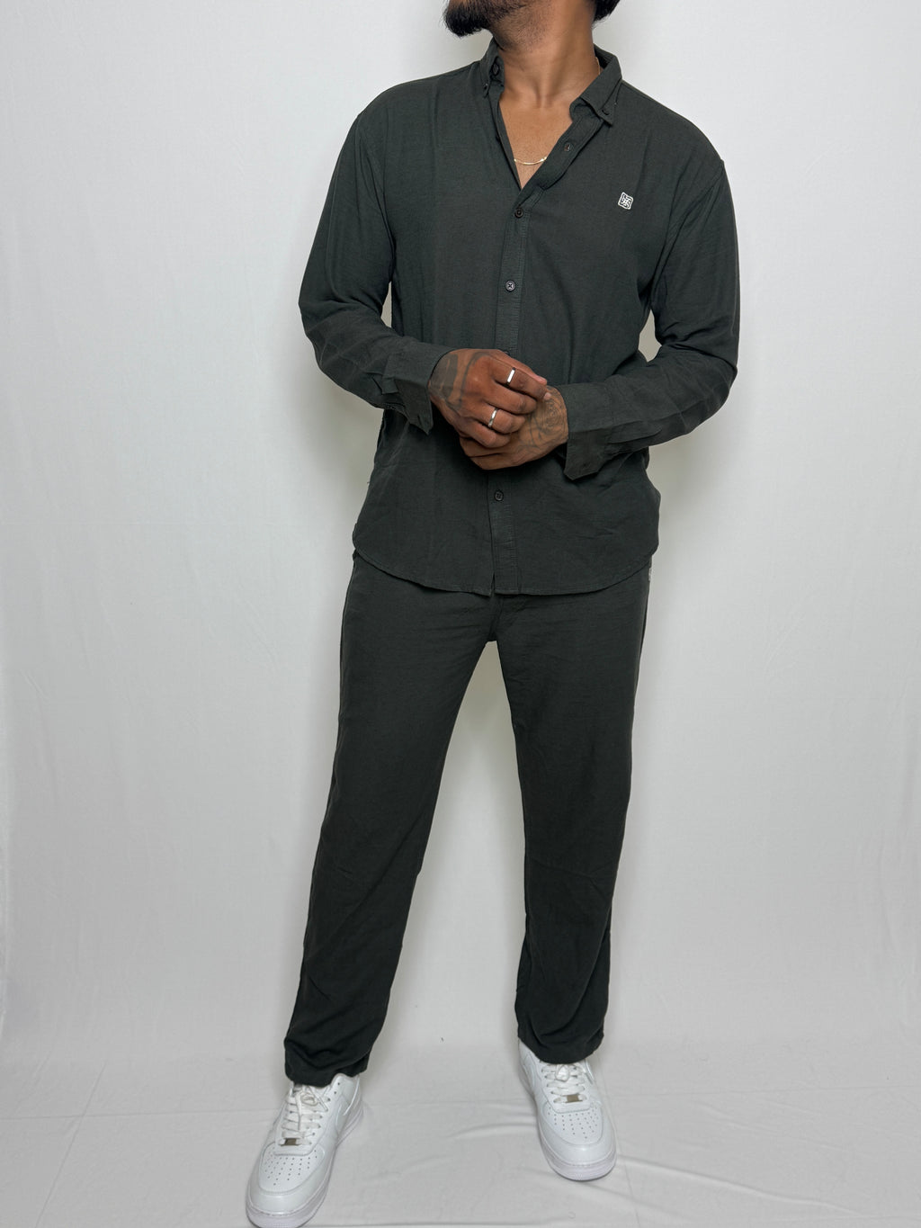 Linen Men's  Co-ord Set
