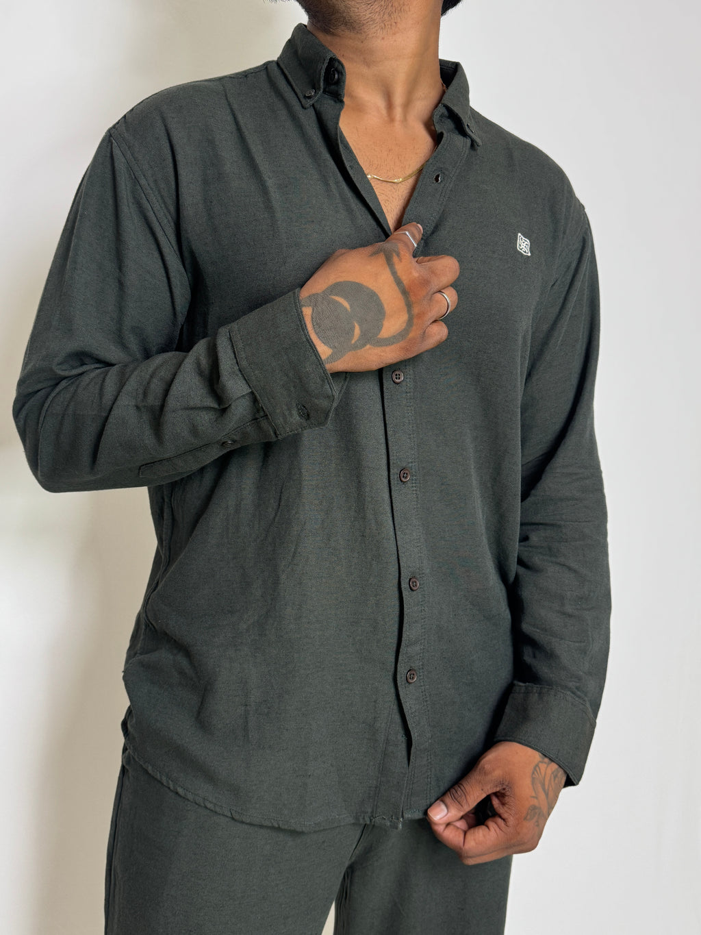 Linen Men's  Co-ord Set