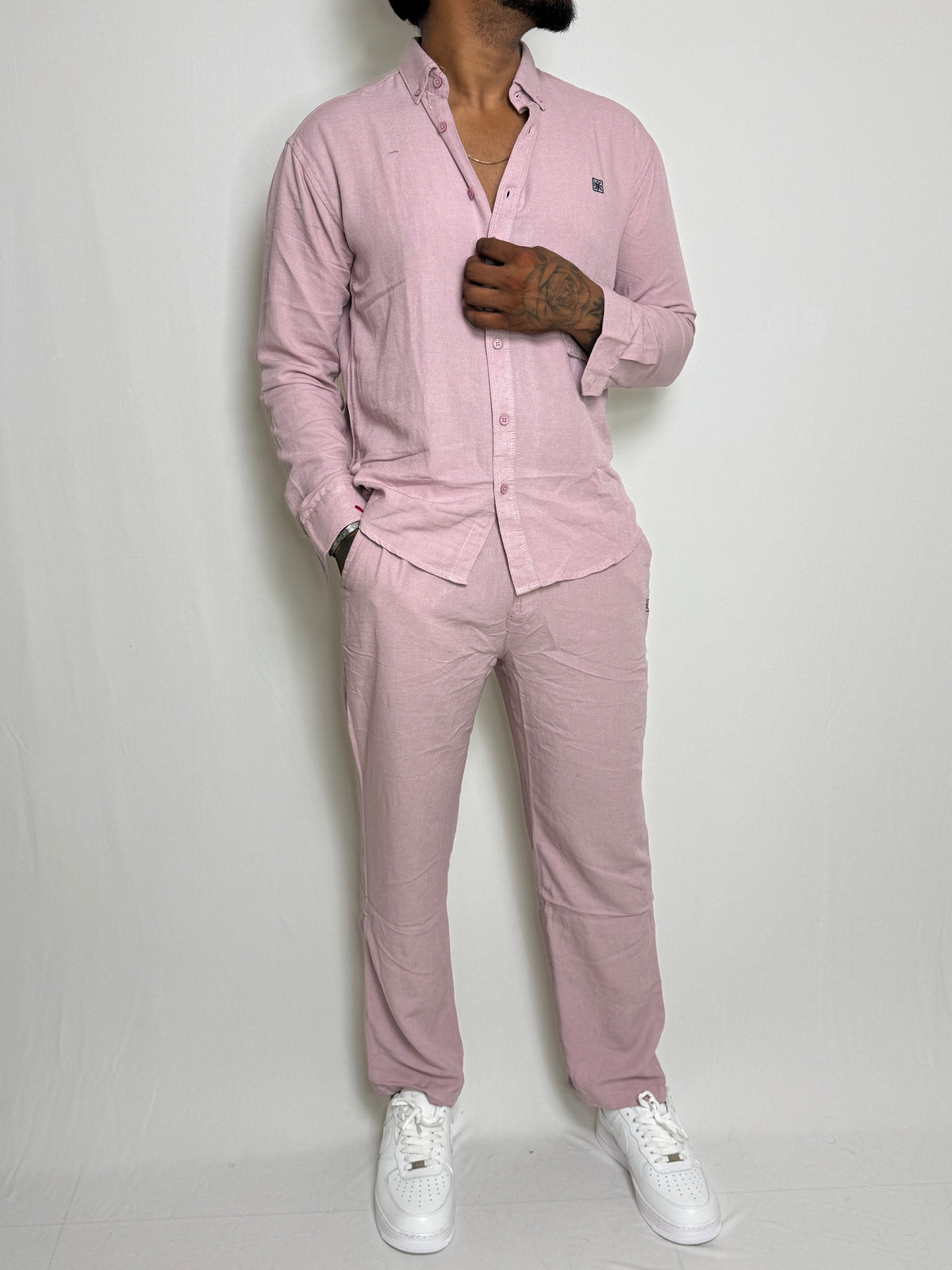 Linen Men's  Co-ord Set