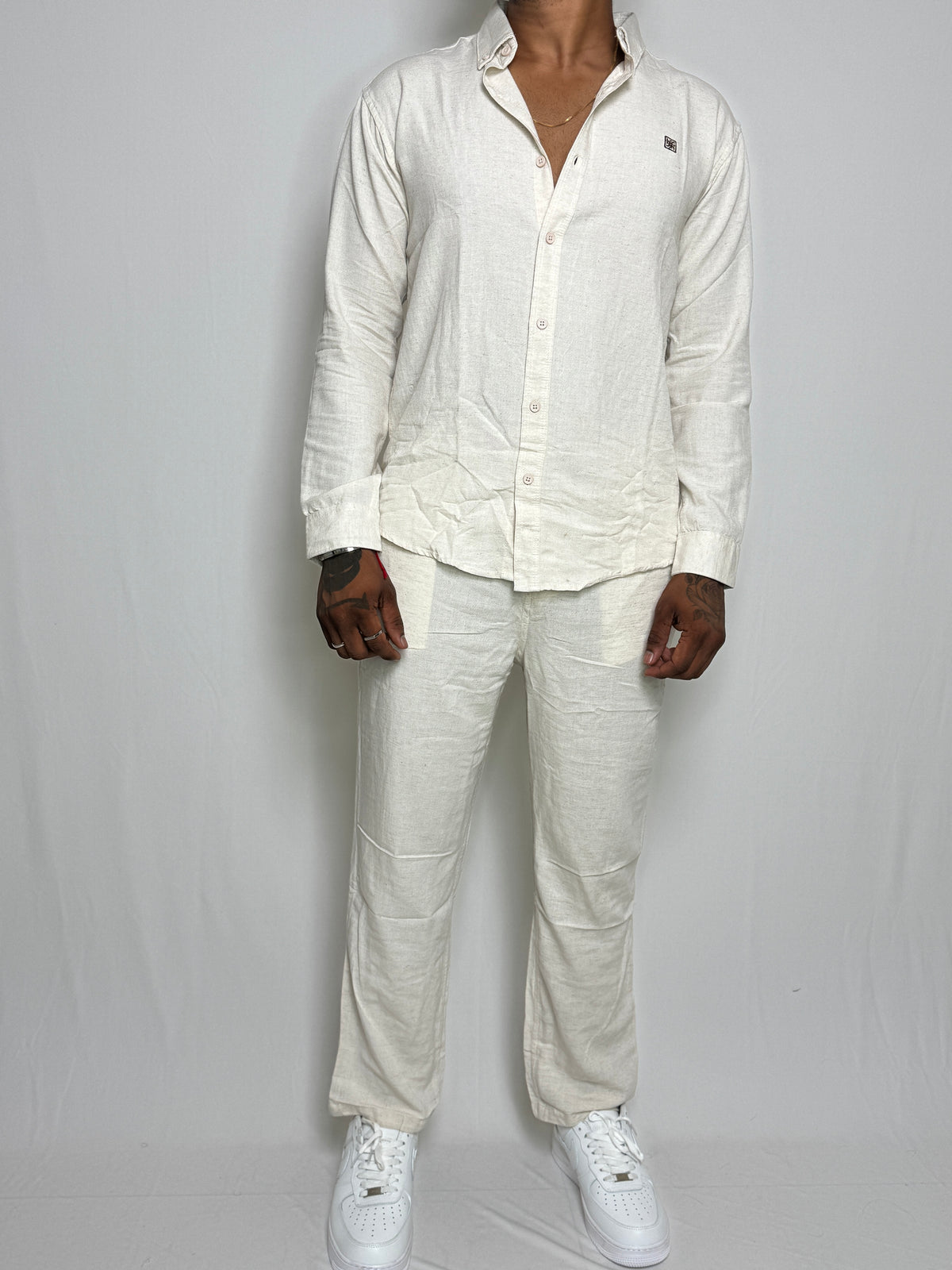 Linen Men's  Co-ord Set