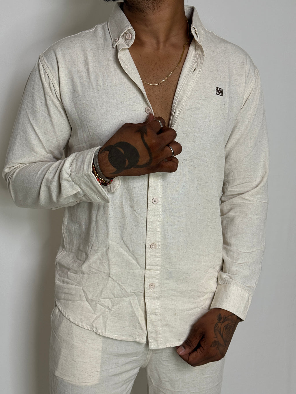 Linen Men's  Co-ord Set