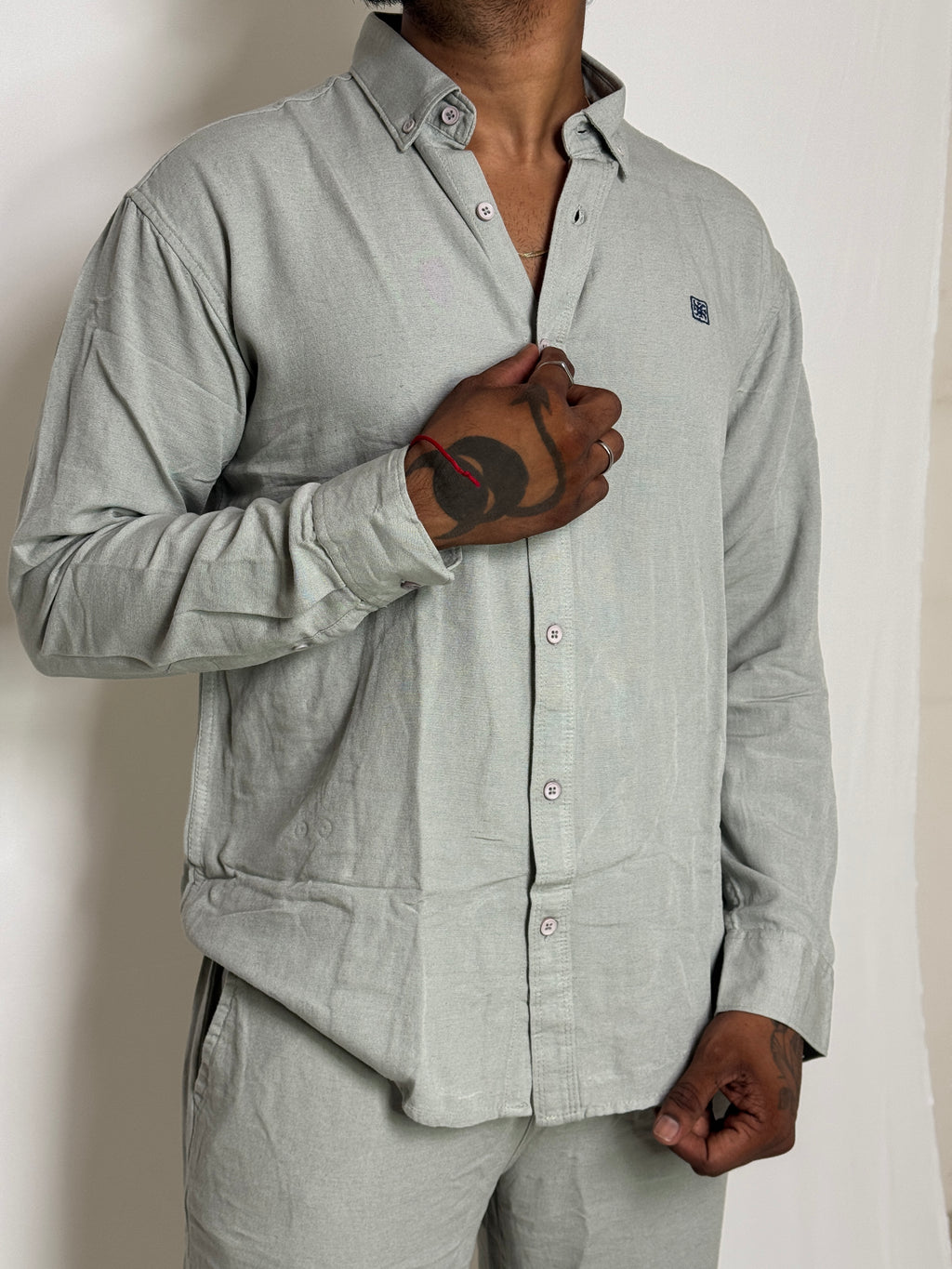 Linen Men's  Co-ord Set