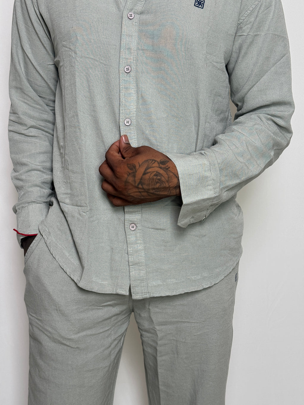 Linen Men's  Co-ord Set