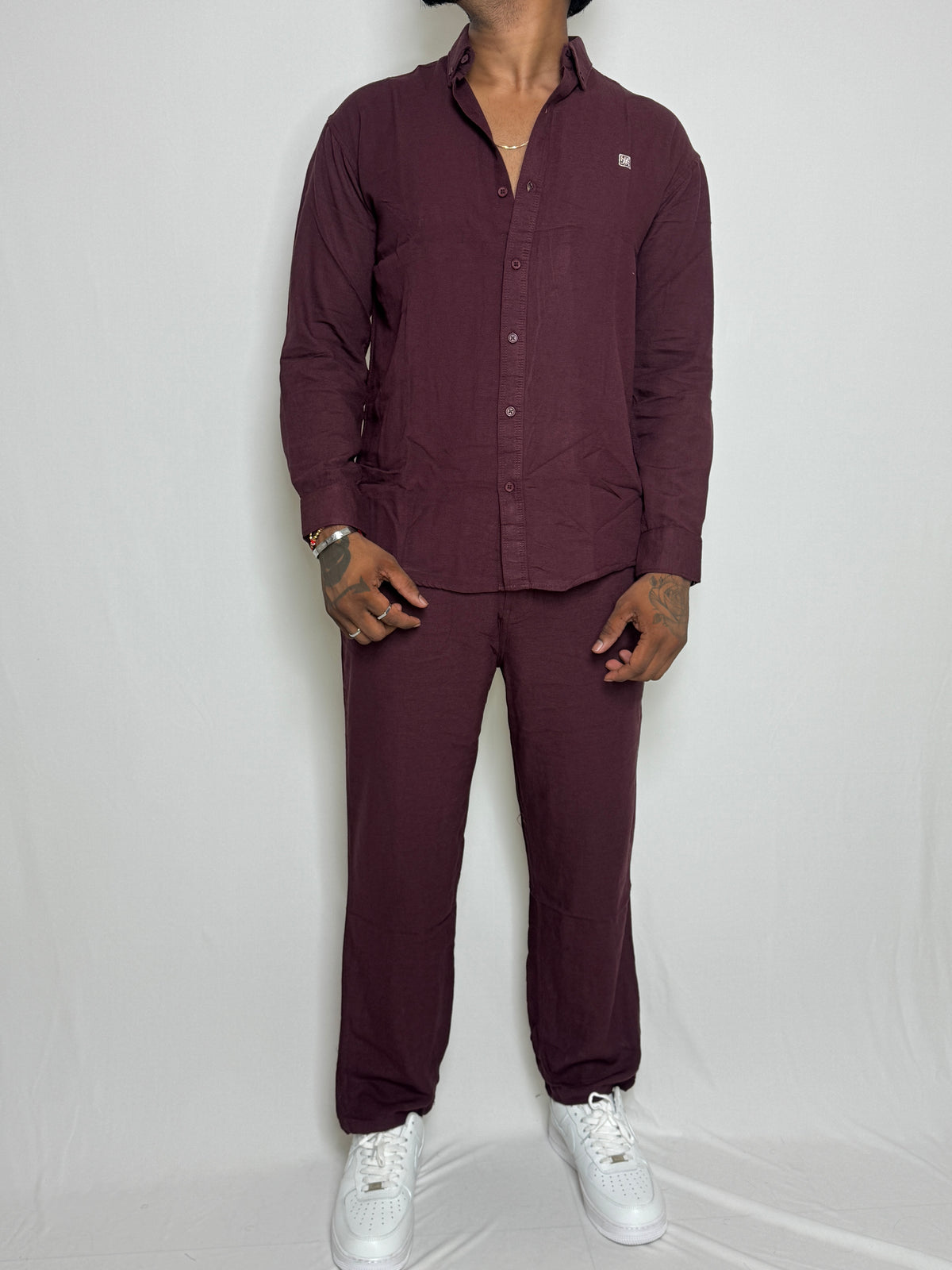 Linen Men's  Co-ord Set