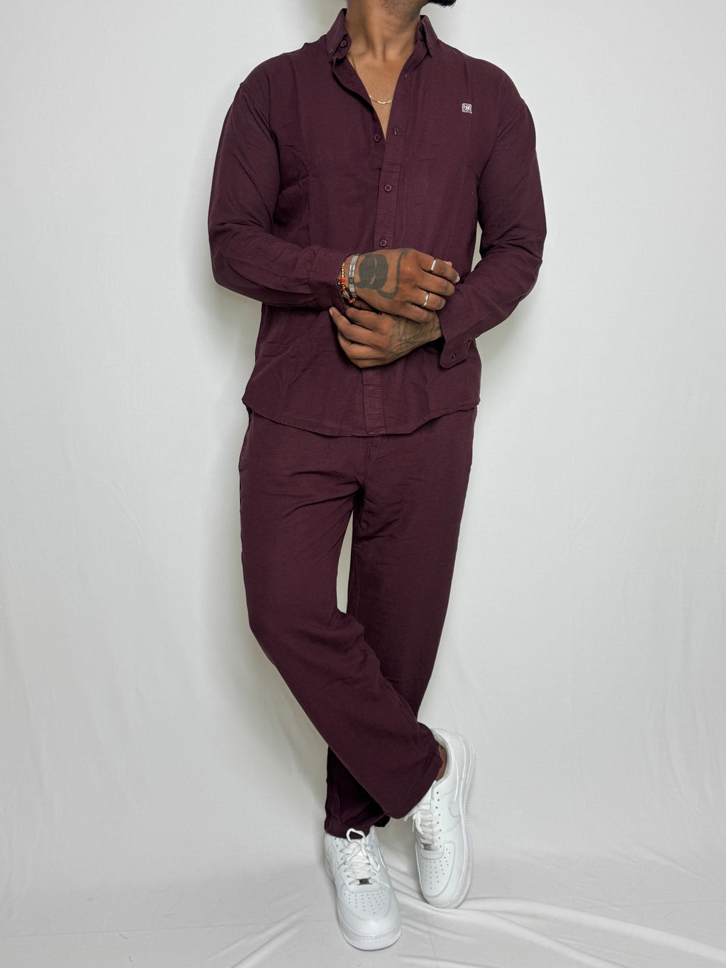Linen Men's  Co-ord Set
