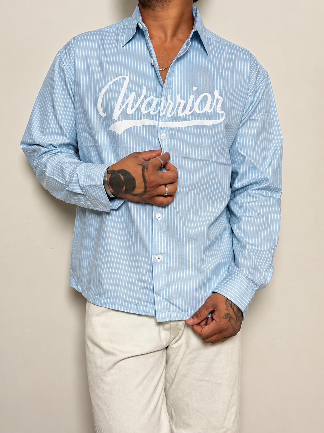 OVERSIZE BOXYFIT STRIPS SHIRT