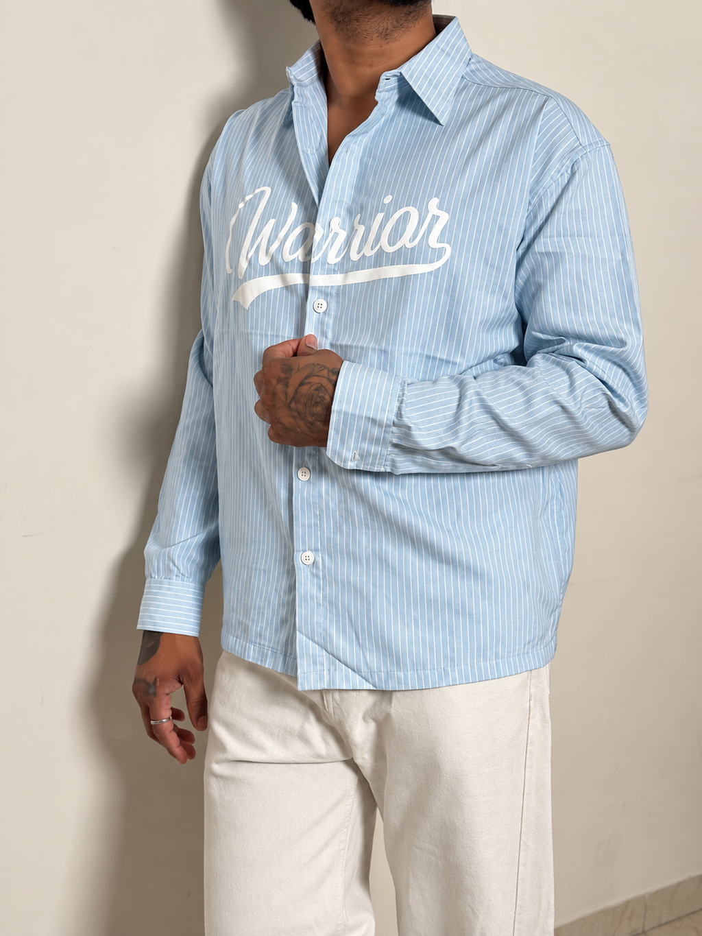 OVERSIZE BOXYFIT STRIPS SHIRT
