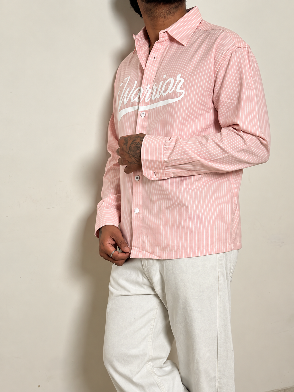 OVERSIZE BOXYFIT STRIPS SHIRT