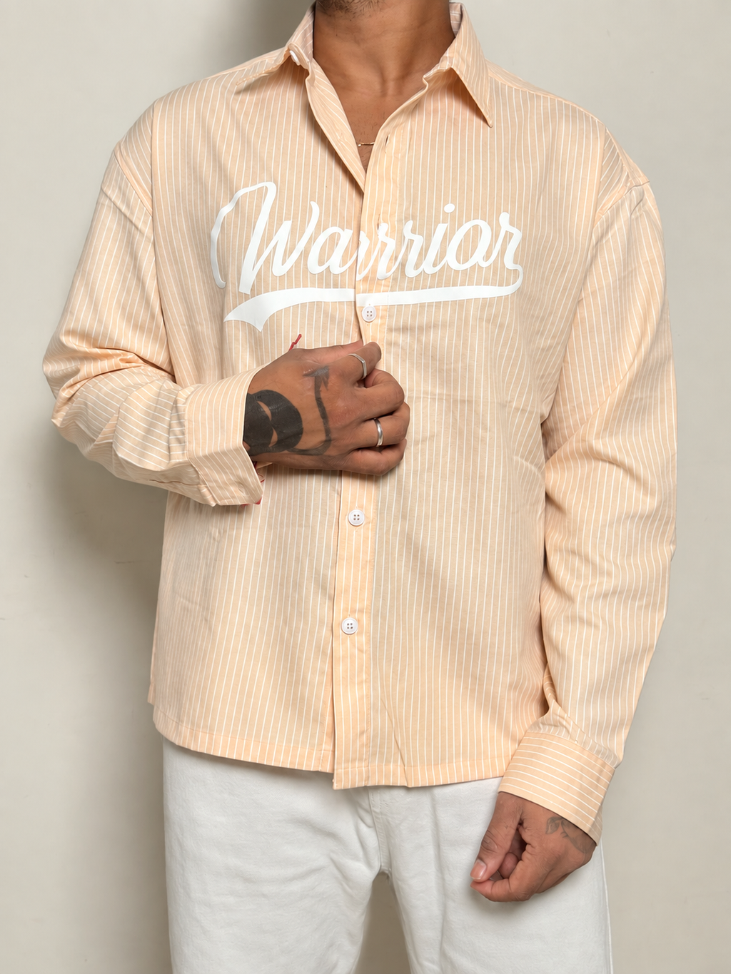 OVERSIZE BOXYFIT STRIPS SHIRT
