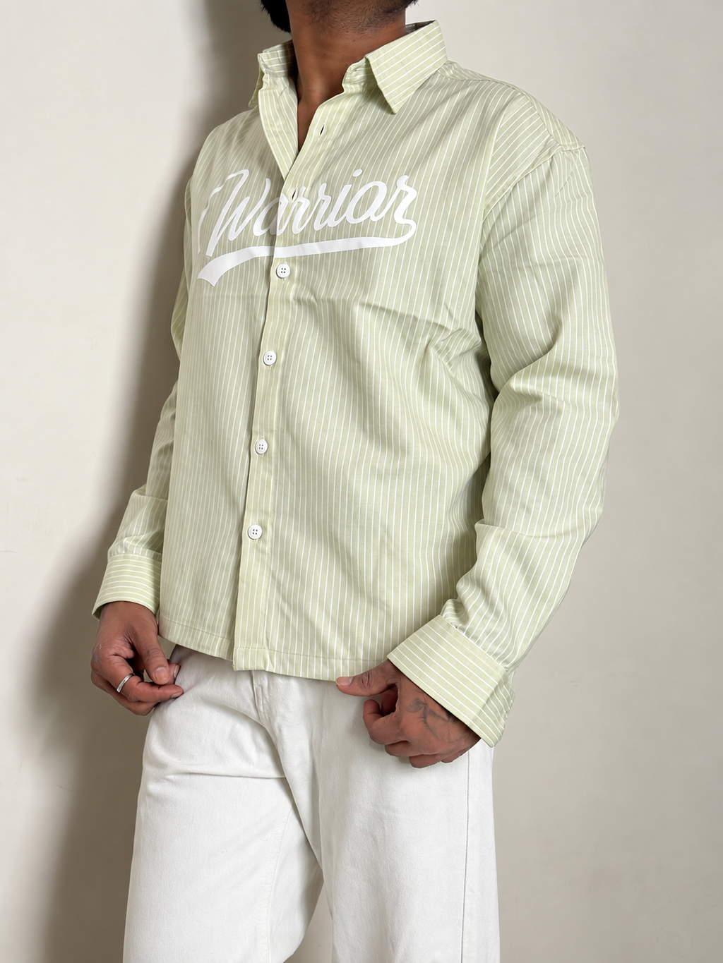OVERSIZE BOXYFIT STRIPS SHIRT