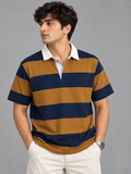 OLD MONEY STRIP POLO T-SHIRT
