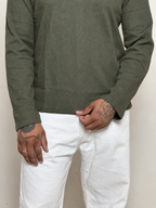 IMPORT WAFFLE FABRIC HENLEY T-SHIRT