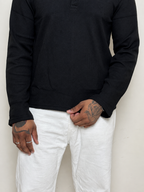 IMPORT WAFFLE FABRIC HENLEY T-SHIRT