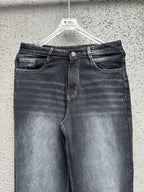Black Vintage Straight-Fit Jeans The Devil Boutique