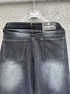 Black Vintage Straight-Fit Jeans The Devil Boutique