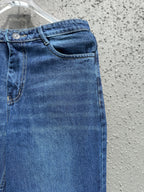 Blue Vintage Straightfit-Jeans The Devil Boutique