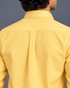 OXFORD COTTON RELAXED FIT SHIRT – LEMON YELLOW