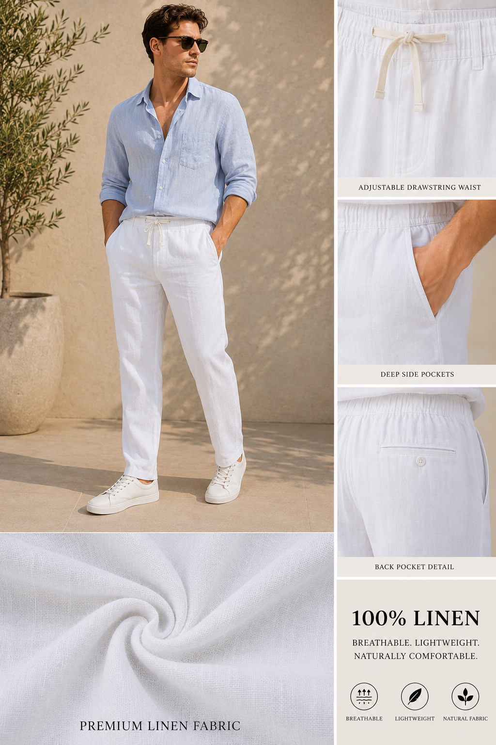 Linen-Trousers-White
