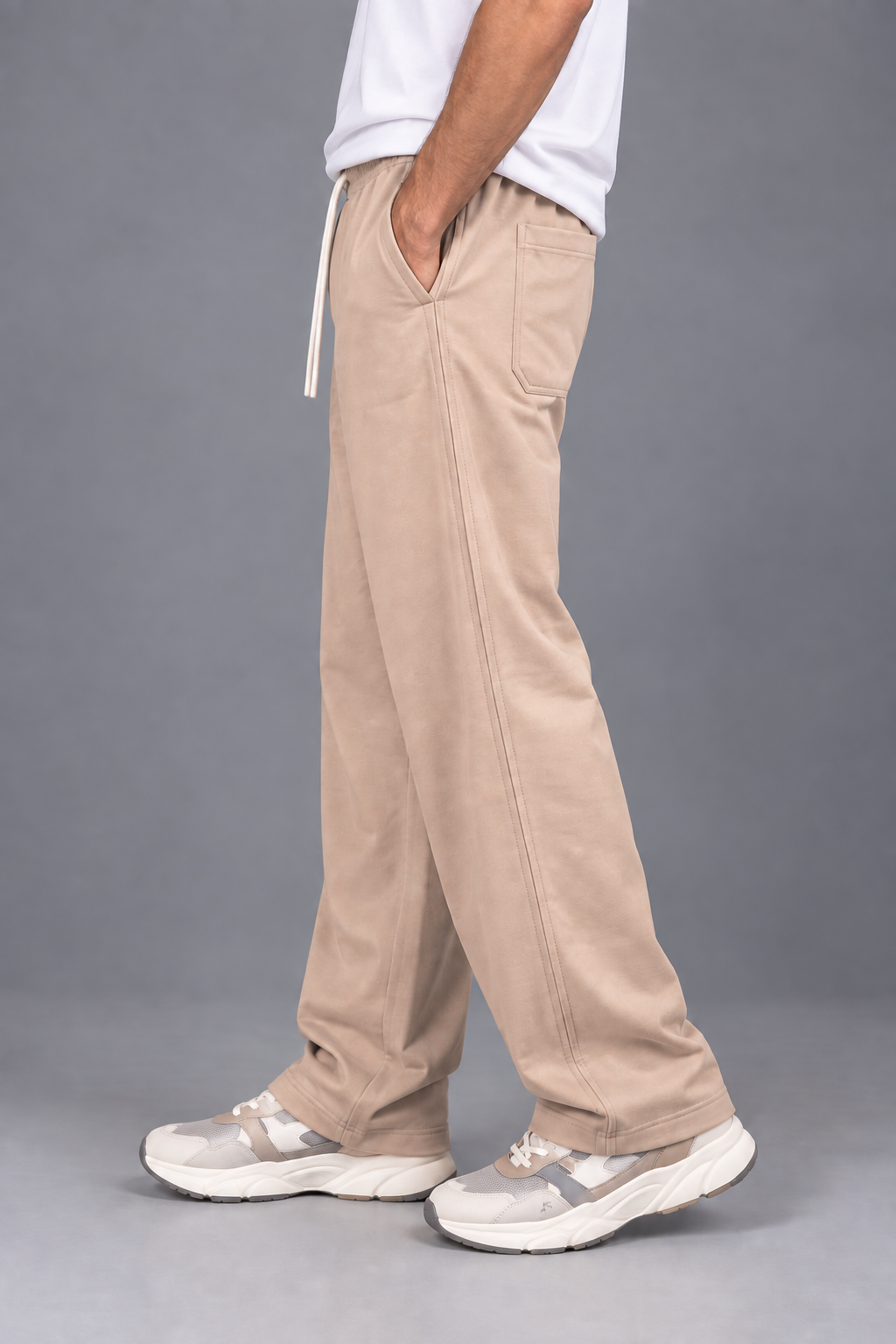Cotton Straight-Fit Track Pants for Men