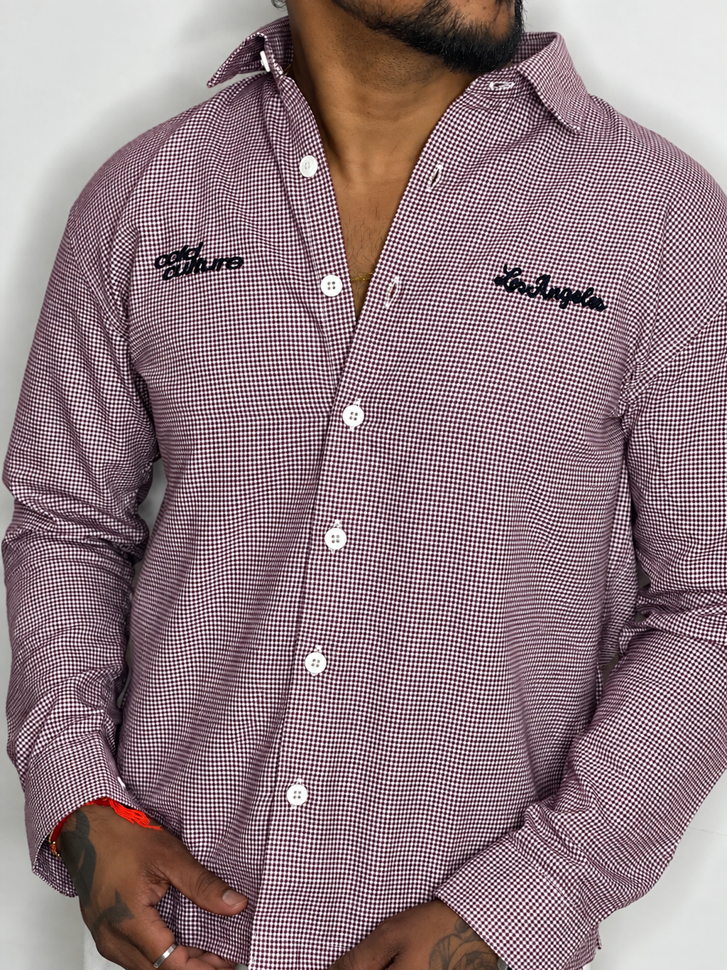 Mini Checks Boxy Shirt