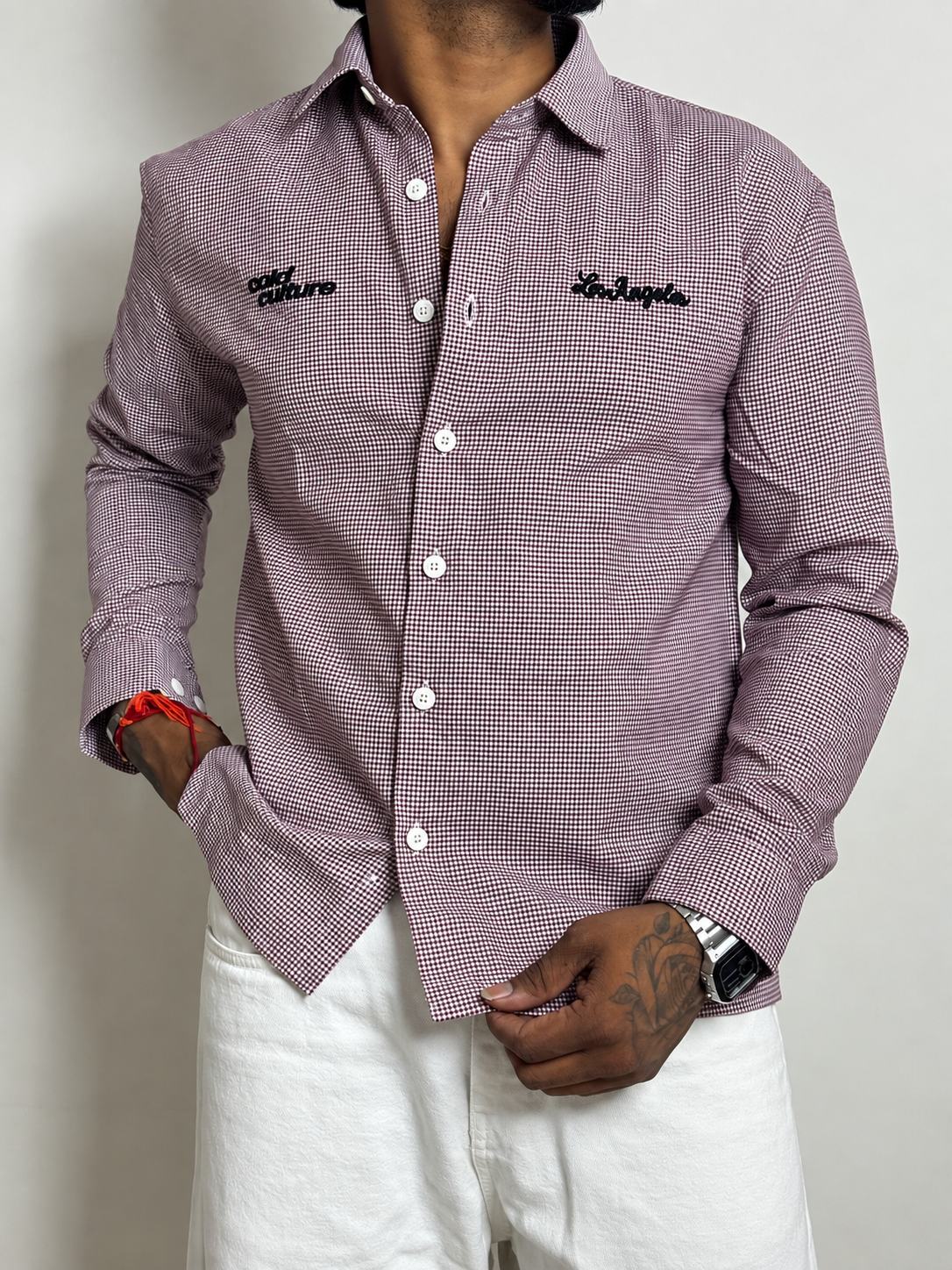 Mini Checks Boxy Shirt
