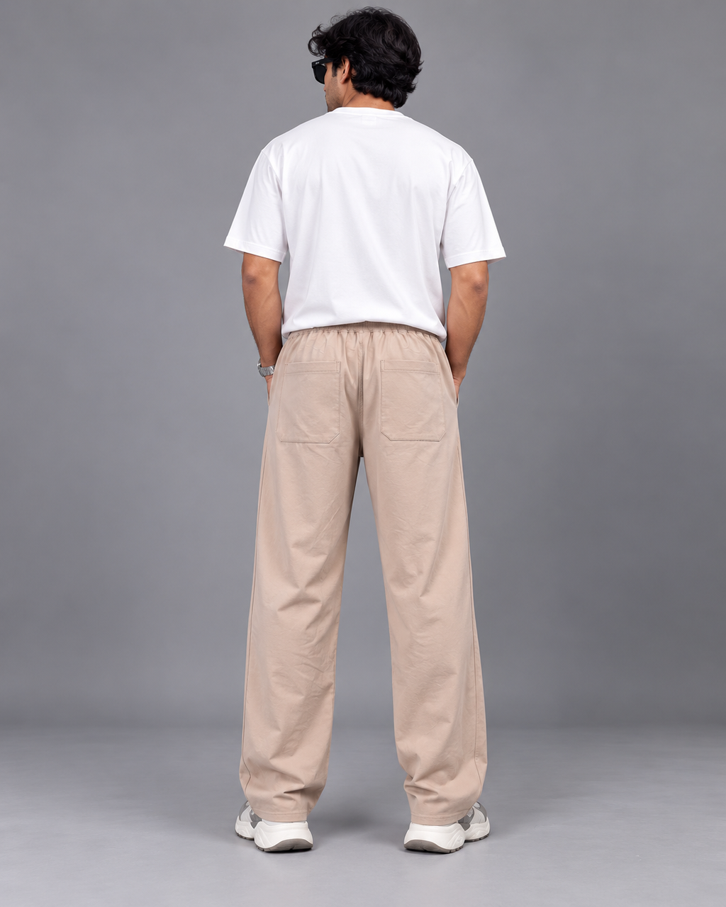 Cotton Straight-Fit Track Pants for Men
