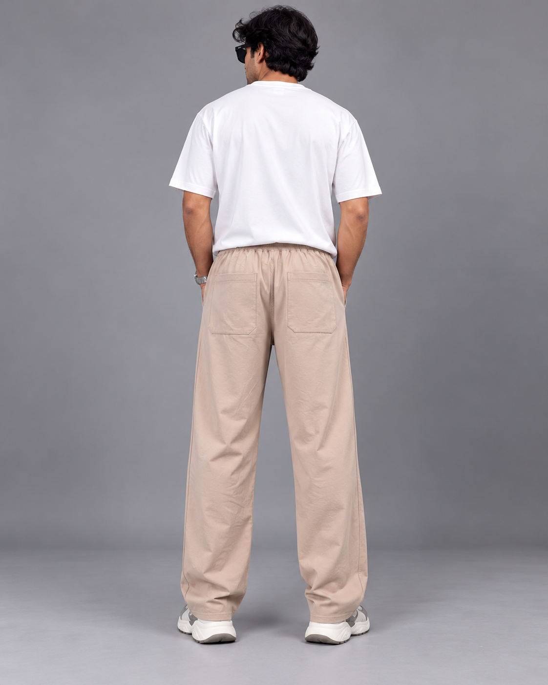 Cotton Straight-Fit Track Pants for Men