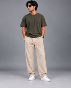 Cotton Straight-Fit Track Pants for Men