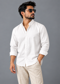 Relax Premium Linen Shirt — Off White/ Ivory
