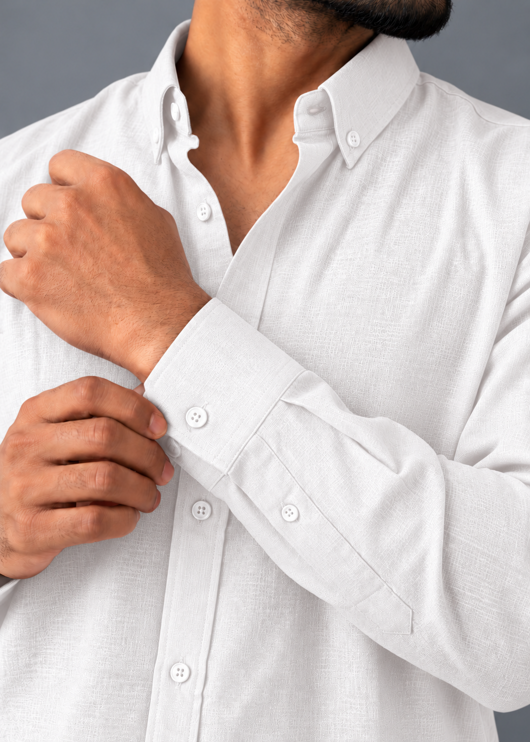 Relax Premium Linen Shirt — Off White/ Ivory