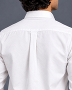 OXFORD COTTON RELAXED FIT SHIRT – WHITE