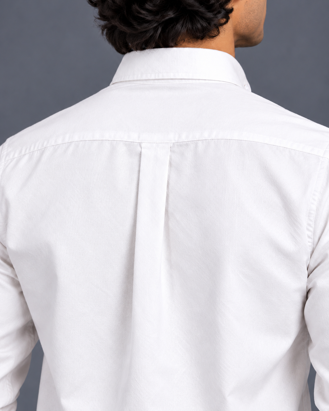 OXFORD COTTON RELAXED FIT SHIRT – WHITE